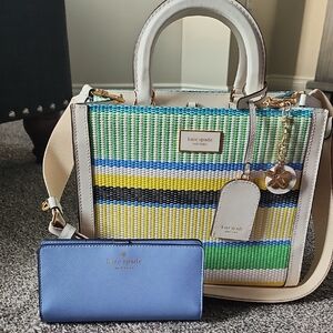 Kate Spade Multicolor Striped Tote Bag         I ACCEPT MOST OFFERS!